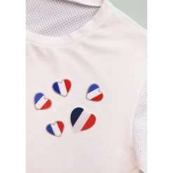 Thermocollant Coeur tricolore