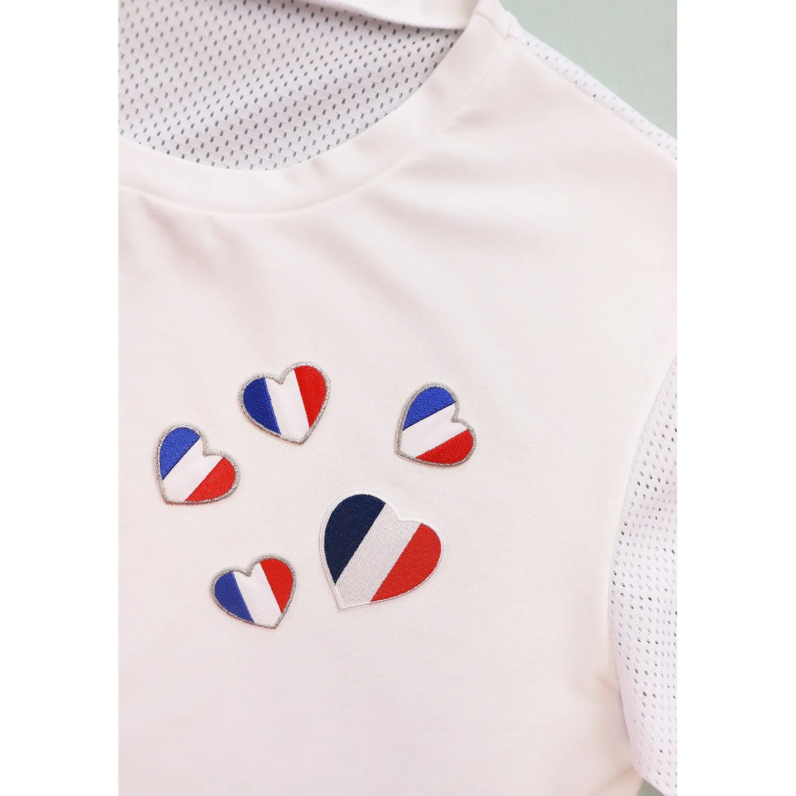 Thermocollant Coeur tricolore