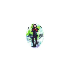 ♥ Thermocollant Descendants toile ovale - Mal Down with Auradon ♥