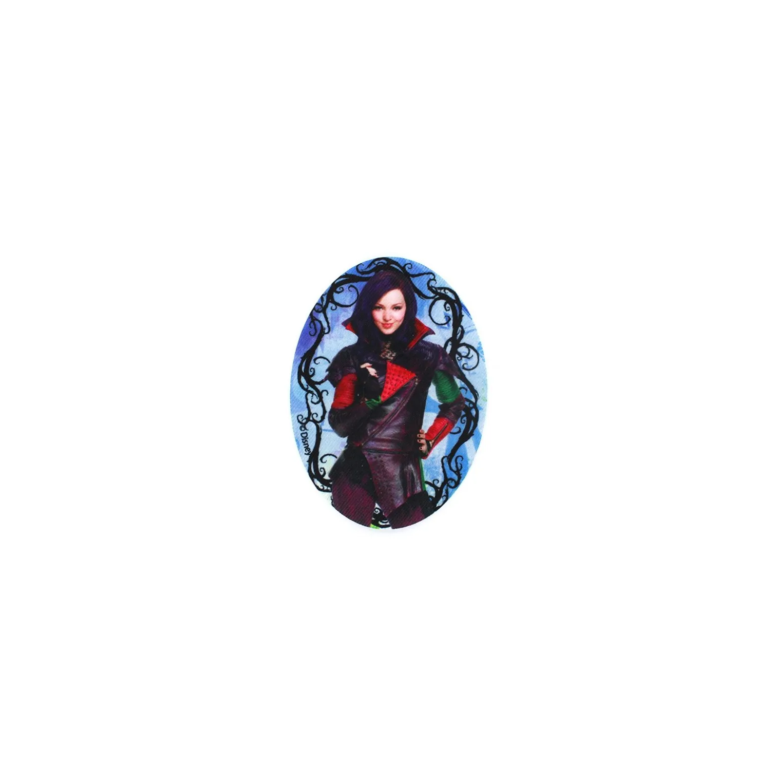 ♥ Thermocollant Descendants toile ovale - Mal A ♥