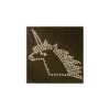 ♥ Thermocollant Joli strass - Licorne ♥