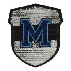 Thermocollant M velours- bleu
