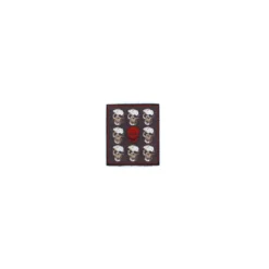 Thermocollant pirate brodé - crâne rouge