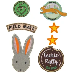 Thermocollants Rico Design - Scouts lapin