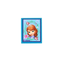 ♥ Thermocollant Toile Princesse Sofia Fleurs et Coeurs ♥