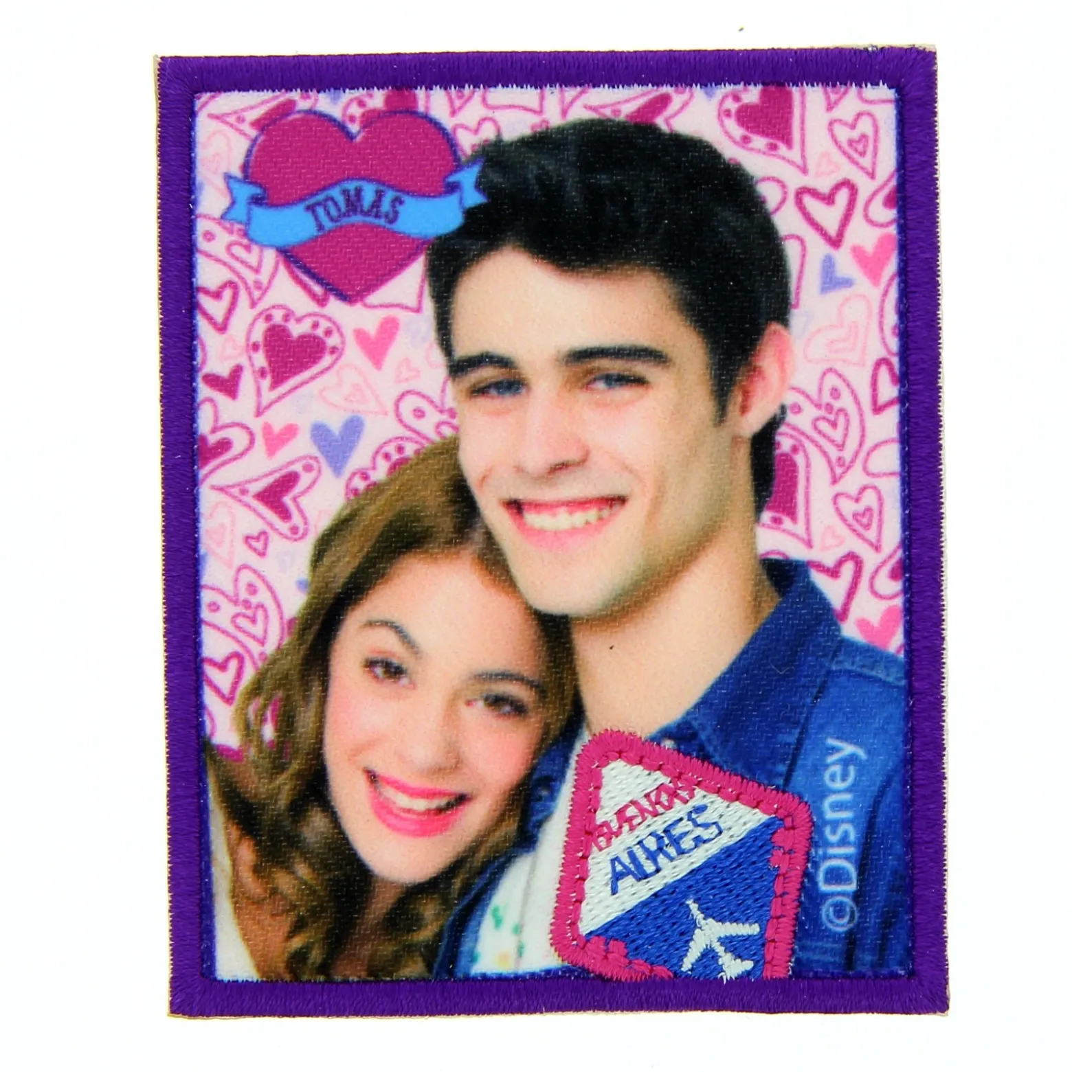 ♥ Thermocollant Toile Violetta et Tomas ♥