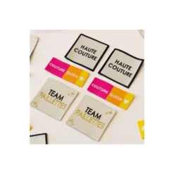 Étiquettes tissées à coudre - Team couture (lot de 6)