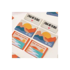 Étiquettes tissées à coudre - Voyage voyage (lot de 6)