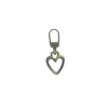 Tirette métal Cuore - bronze