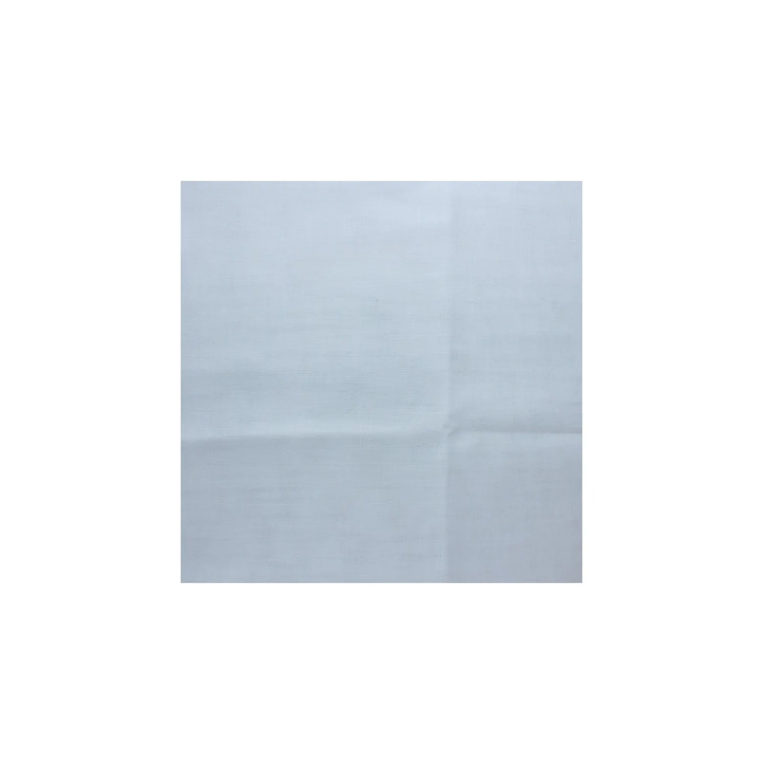Tissu alimentaire mousseline coton fin 50g/m2 Céleste - blanc