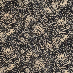Tissu batik Java - bleu marine