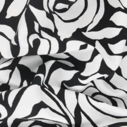 Tissu bengaline stretch Au nom de la rose