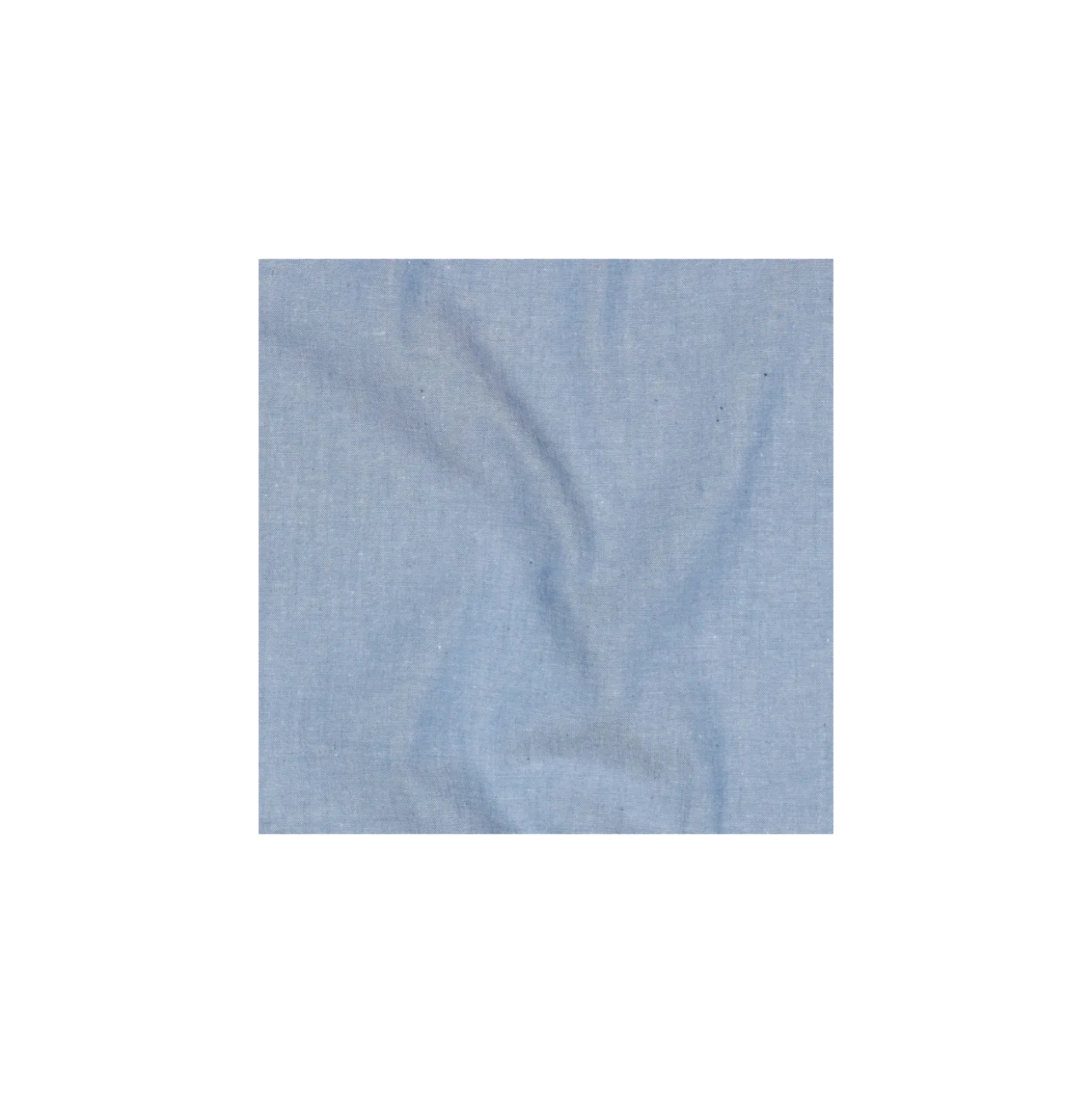 Tissu chambray - bleu