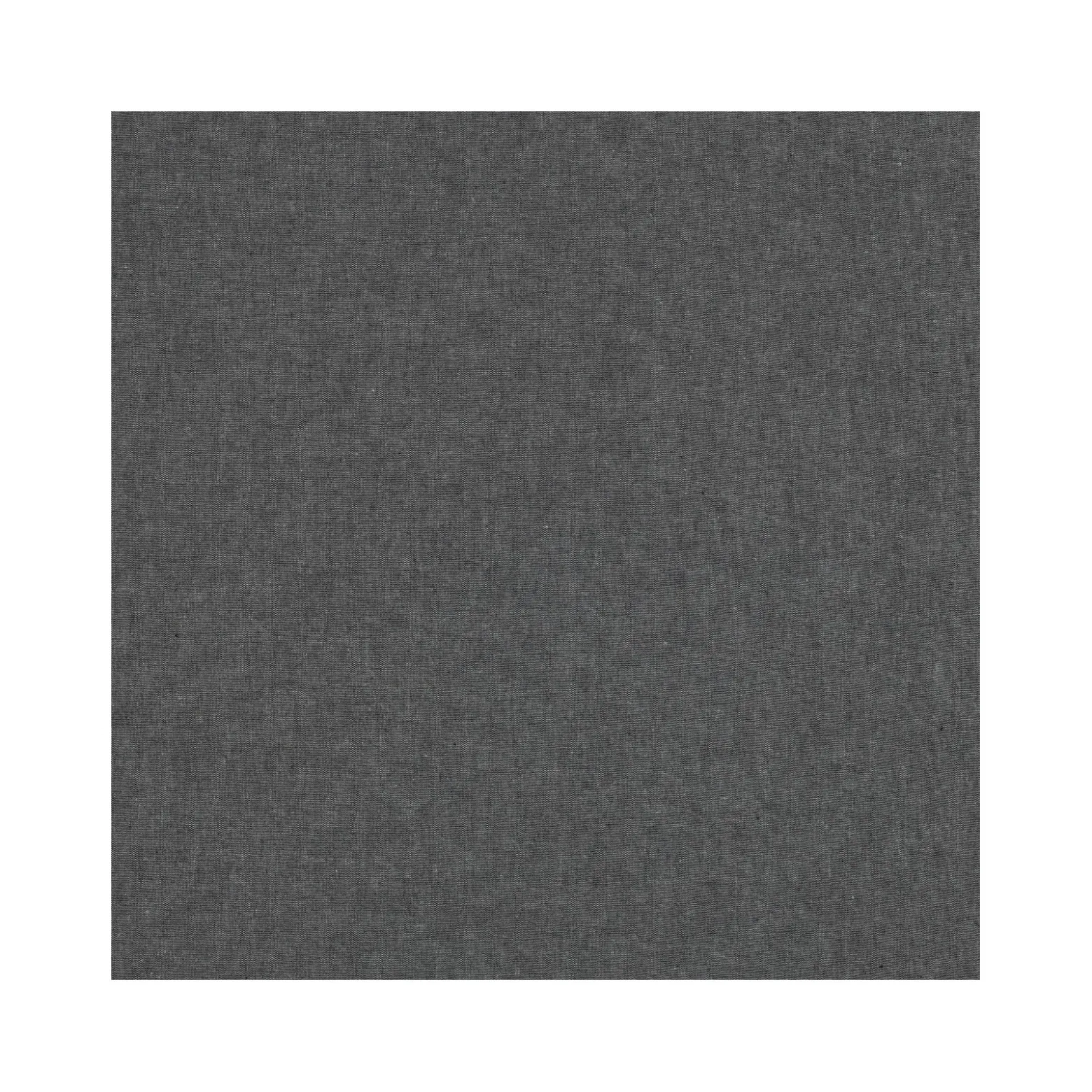 Tissu chambray - noir
