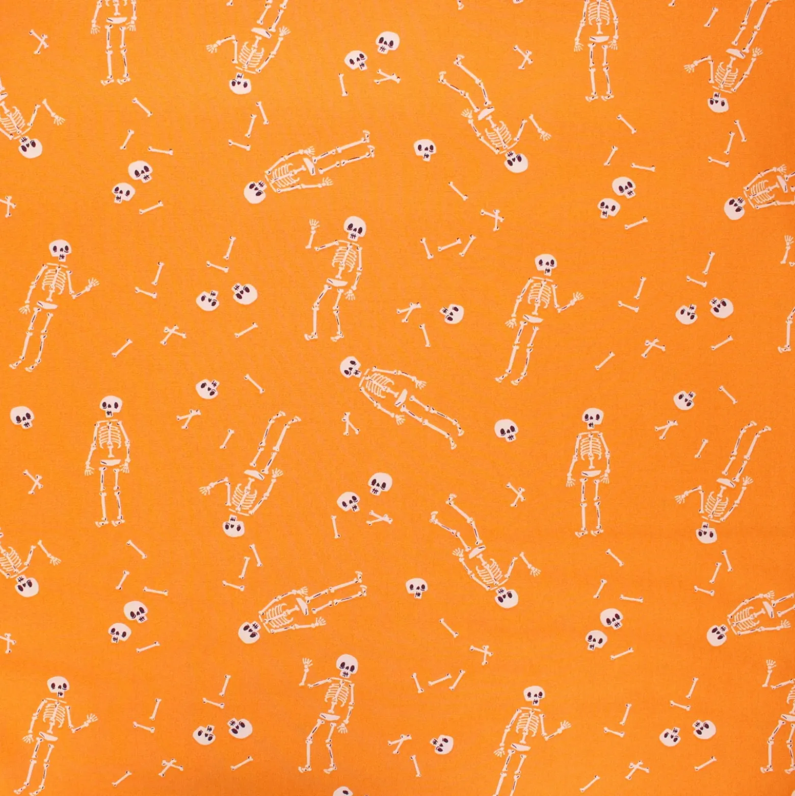 Tissu coton AGF Spooky 'n Sweeter - Mister no body - orange