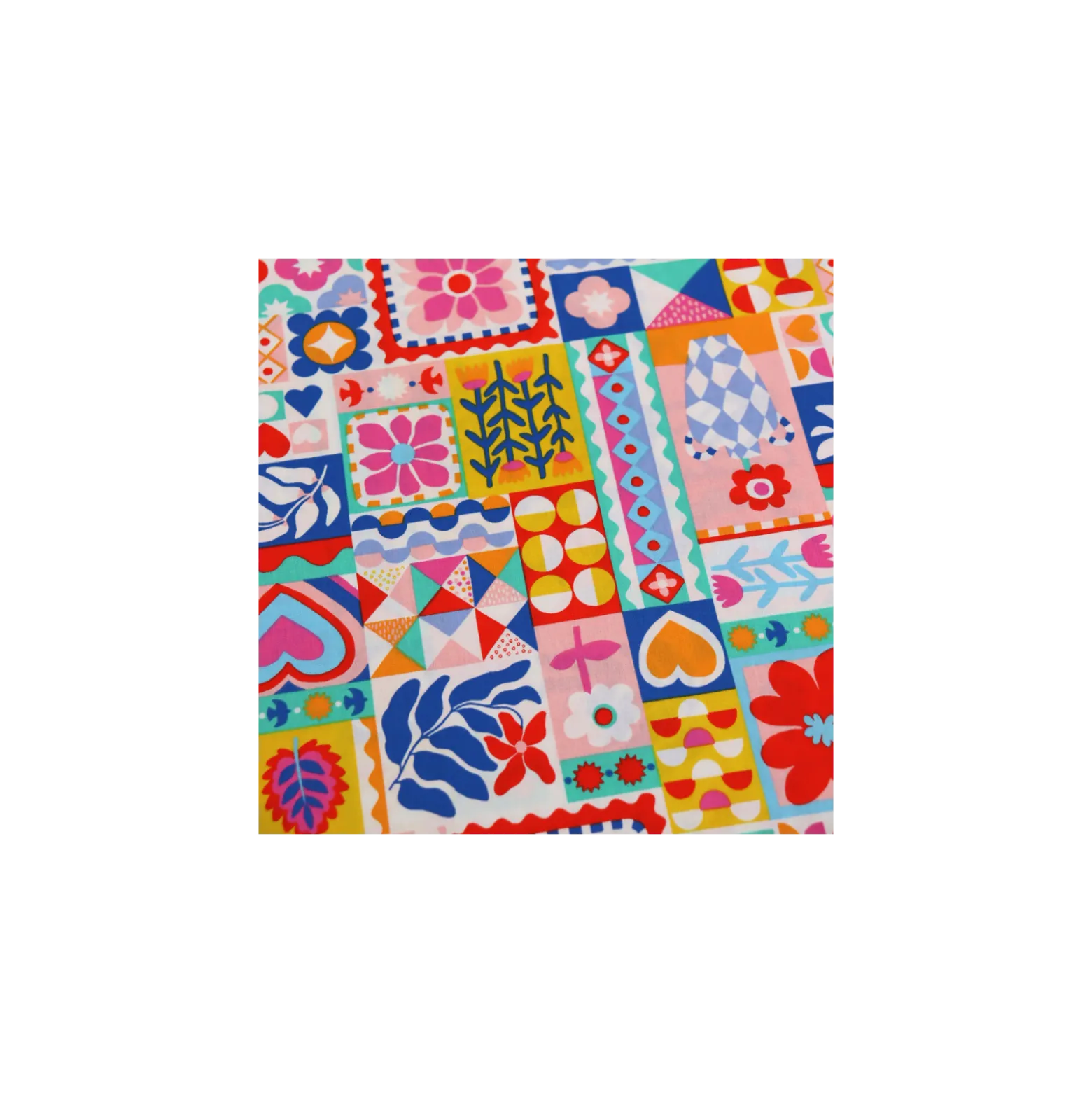 Tissu coton Bimba - blanc