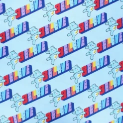 Tissu coton Bisounours believe - bleu