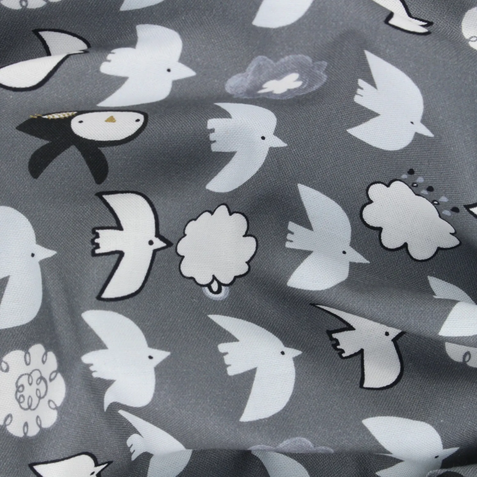 Tissu coton Cotton Steel Neko no yume - Sora