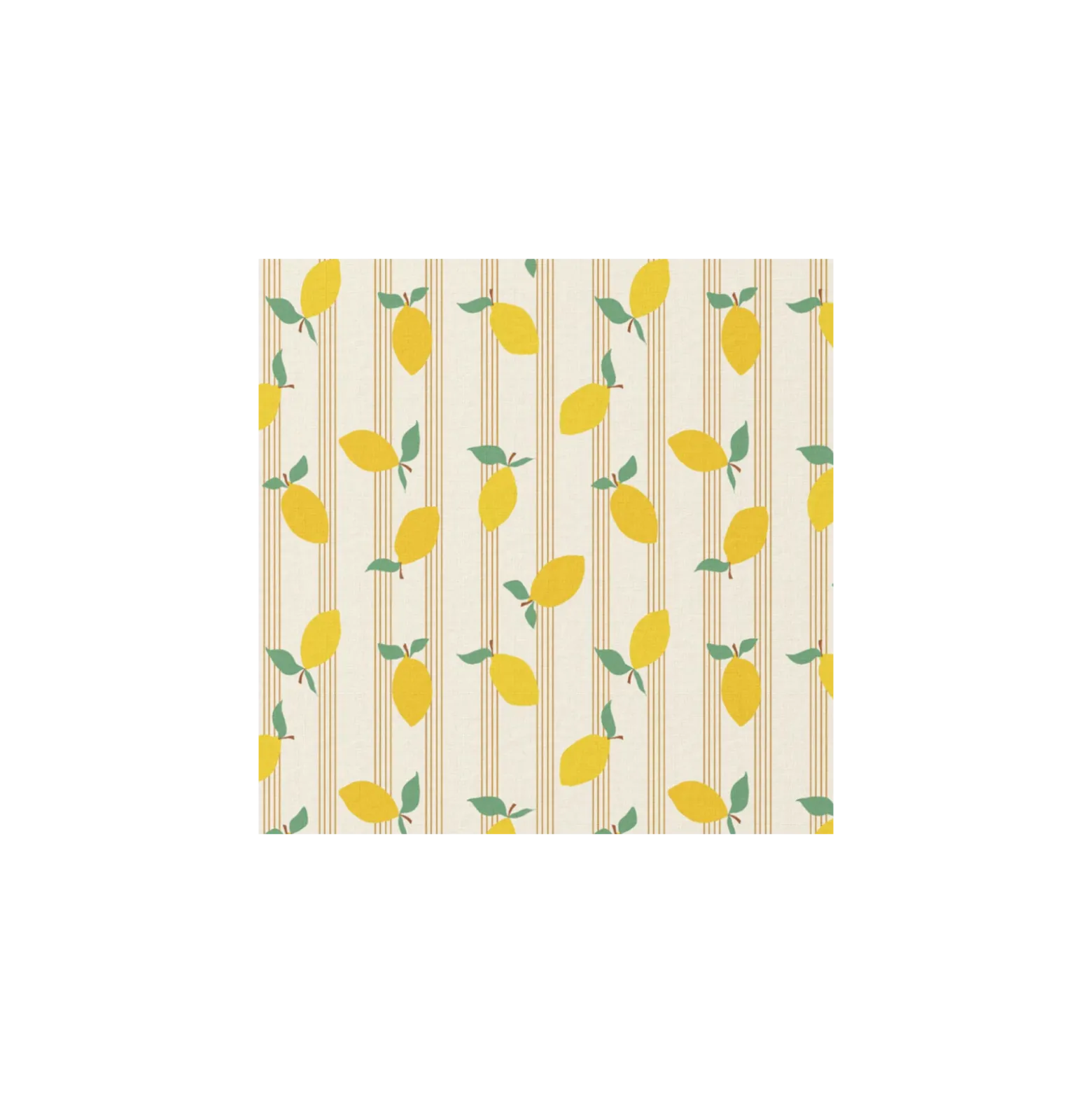 Tissu coton cretonne enduit Lime - écru