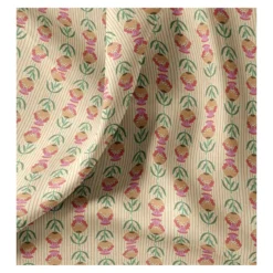 Tissu coton cretonne enduit Suri - écru
