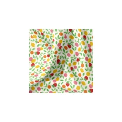 Tissu coton cretonne Navel - blanc