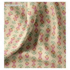 Tissu coton cretonne Suri - écru