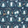 Tissu coton Dear Stella Hook, line & sinker - Hook, line & sinker - bleu nuit