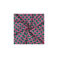 Tissu coton enduit Abstract - vert