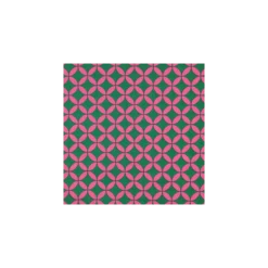 Tissu coton enduit Abstract - vert