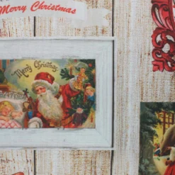 Tissu coton enduit Bright Christmas - multicolore x 63cm