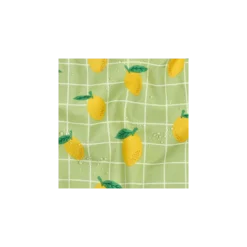 Tissu coton enduit Lemon - vert