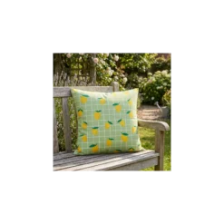 Tissu coton enduit Lemon - vert