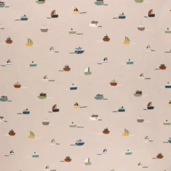 Tissu coton enduit Poppy Boats