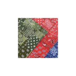 Tissu coton Farwest - rouge