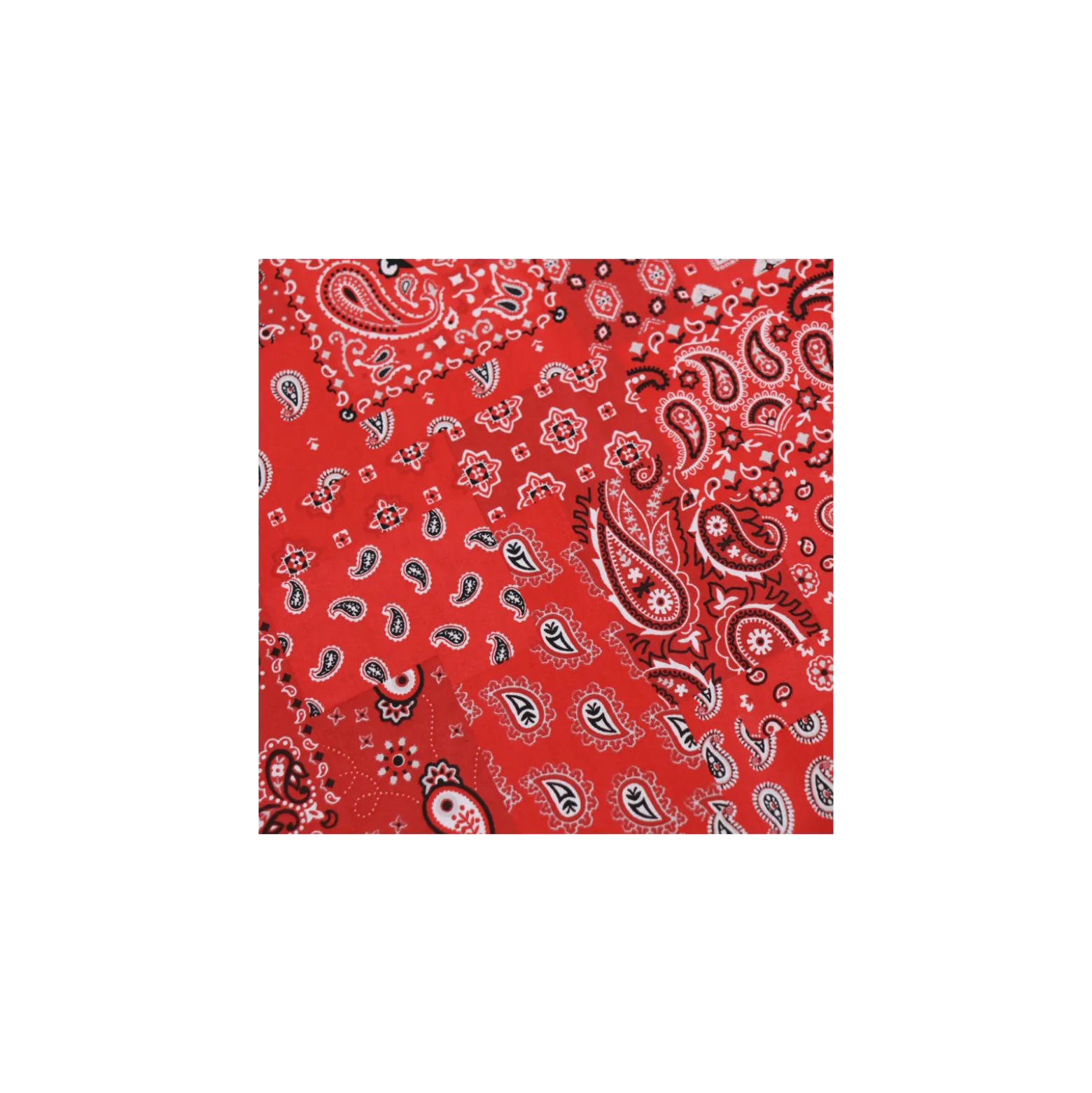 Tissu coton Farwest - rouge