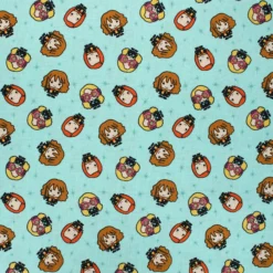 Tissu coton Harry Potter Harry's girl's gang - bleu