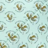 Tissu coton Harry Potter Quidditch et vif d'or - vert d'eau