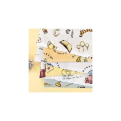 Tissu coton Harry Potter Quidditch et vif d'or - orange