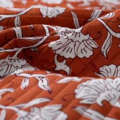 Tissu coton matelassé réversible Madrassa - camel