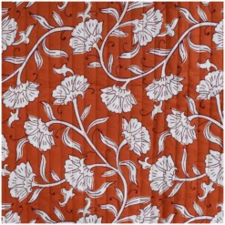 Tissu coton matelassé réversible Madrassa - camel