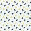 Tissu coton On a Roll Maki Love - blanc