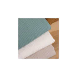 Tissu coton surpiqué - beige