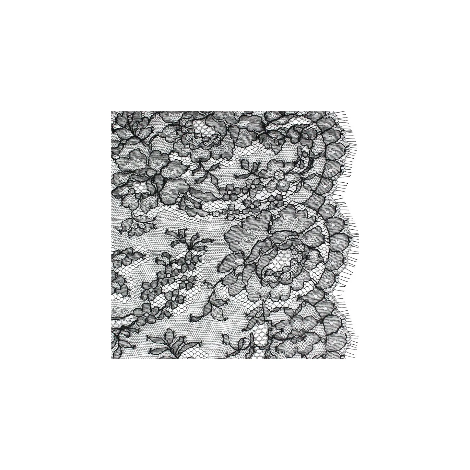 Tissu Dentelle de Calais® Noir