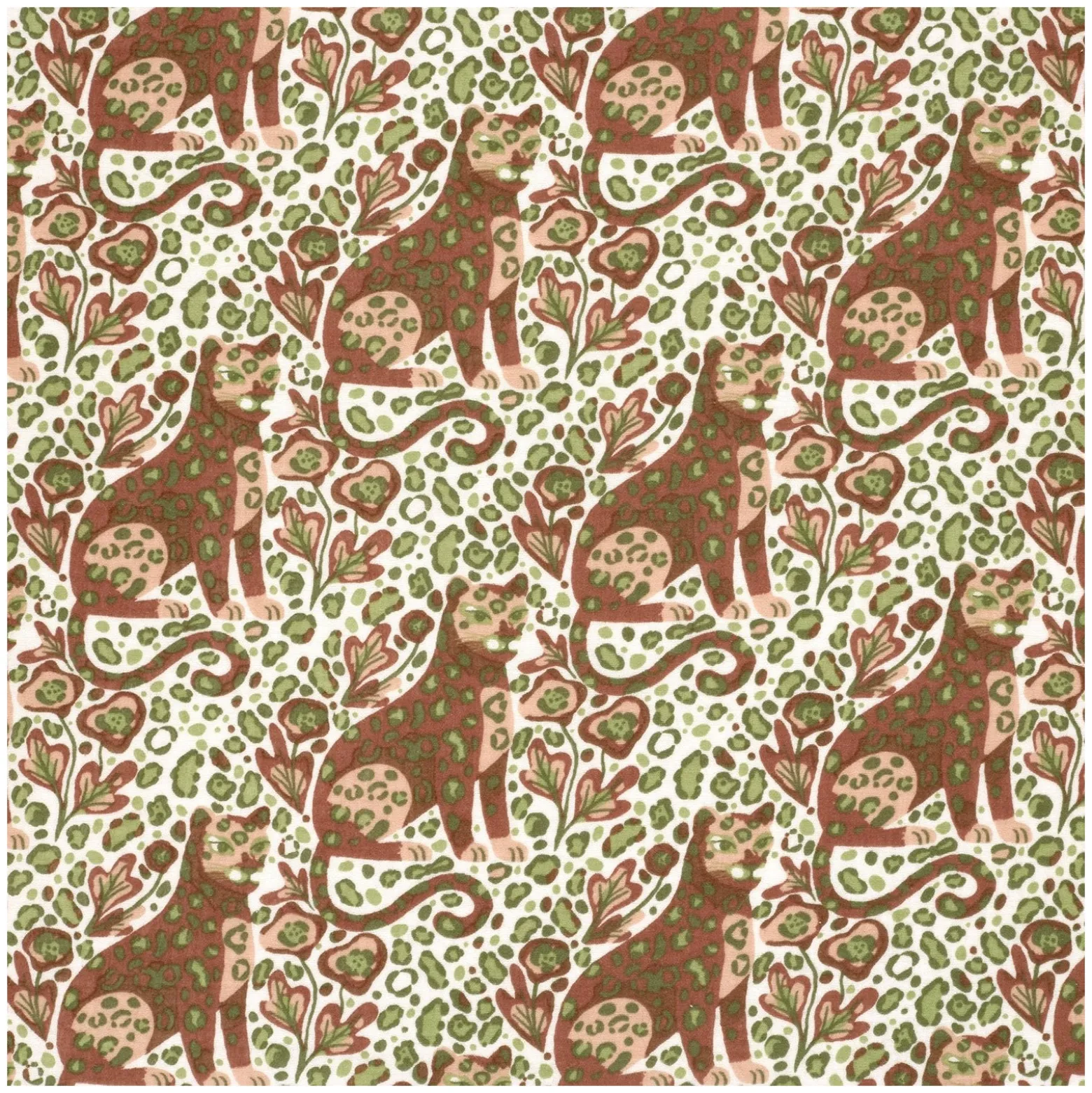 Tissu double gaze de coton Amazo - blanc cassé