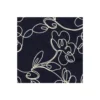 Tissu double gaze de coton brodé Esquisse