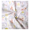 Tissu double gaze de coton Cagliari - blanc