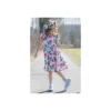 Tissu double gaze de coton Jennifer Bouron Flowers - rose
