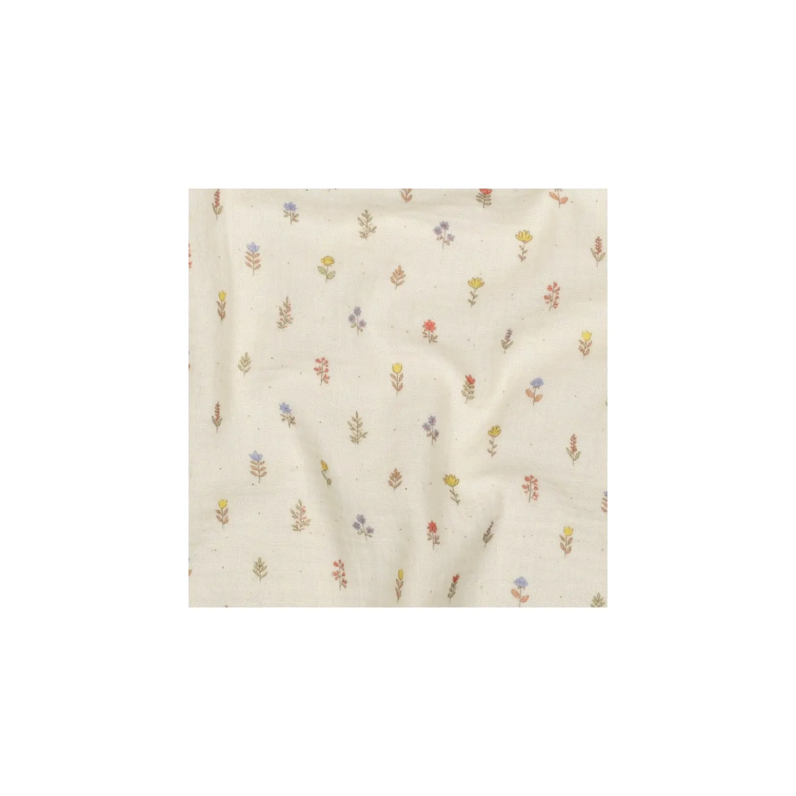 Tissu double gaze de coton Monette - écru