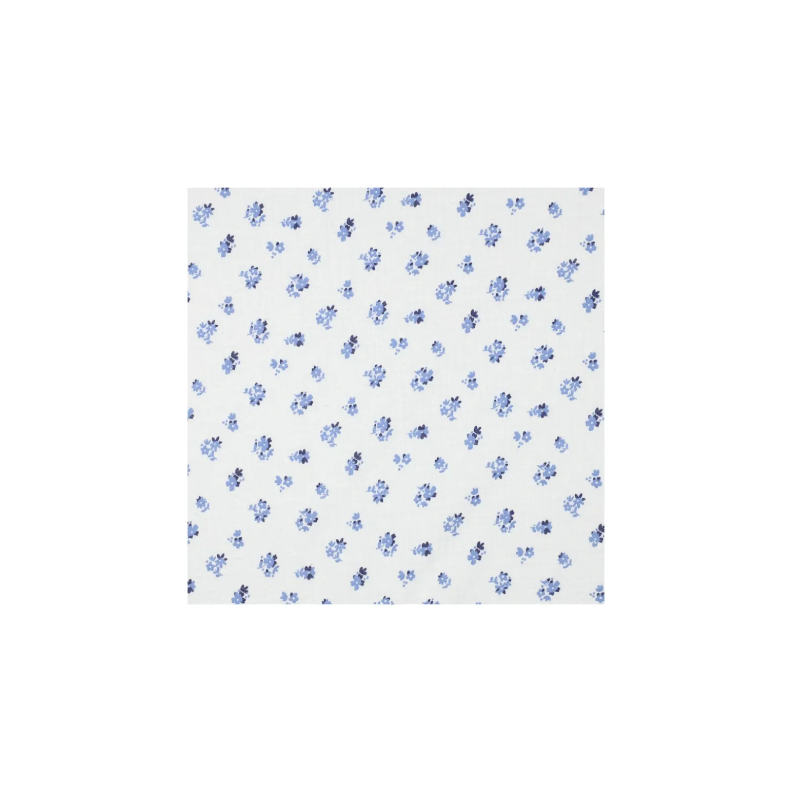 Tissu double gaze de coton plumetis Pensée