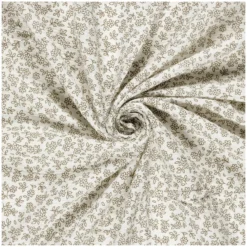 Tissu double gaze de coton Soline - blanc cassé